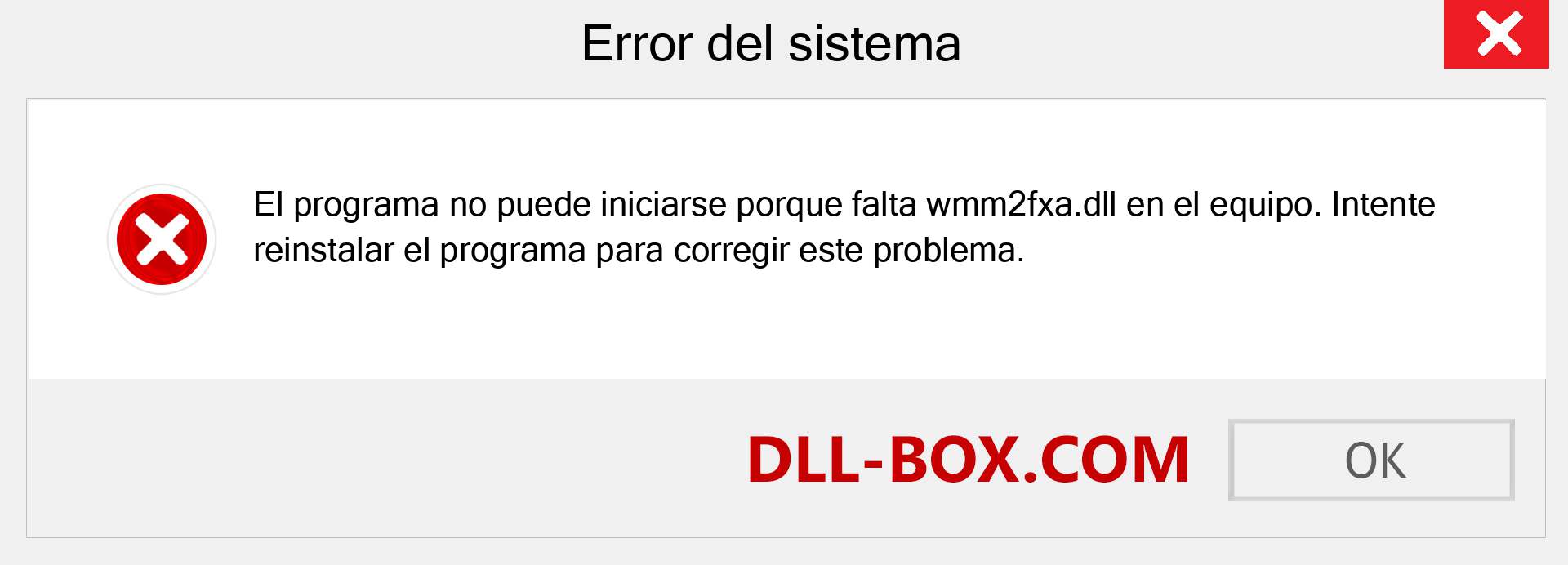 ¿Falta el archivo wmm2fxa.dll ?. Descargar para Windows 7, 8, 10 - Corregir wmm2fxa dll Missing Error en Windows, fotos, imágenes